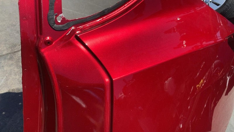 ⭕ 2020-2024 Tesla Model Y Rear Left Quarter Panel Structural Cutout LH Red PR01