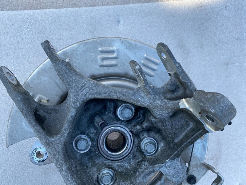 107216100A ⭕ 16-20 Model S X Rear Right Spindle Knuckle w/ Hub & Dust Shield 1072161-00-A