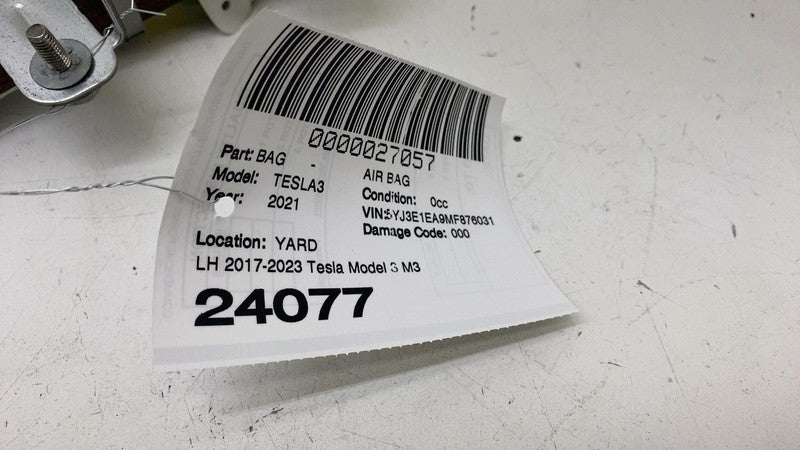 107782700E ⭕ 2017-2023 Tesla Model 3 M3 Driver Side Curtain Airbag Module Left 1077827-00-E