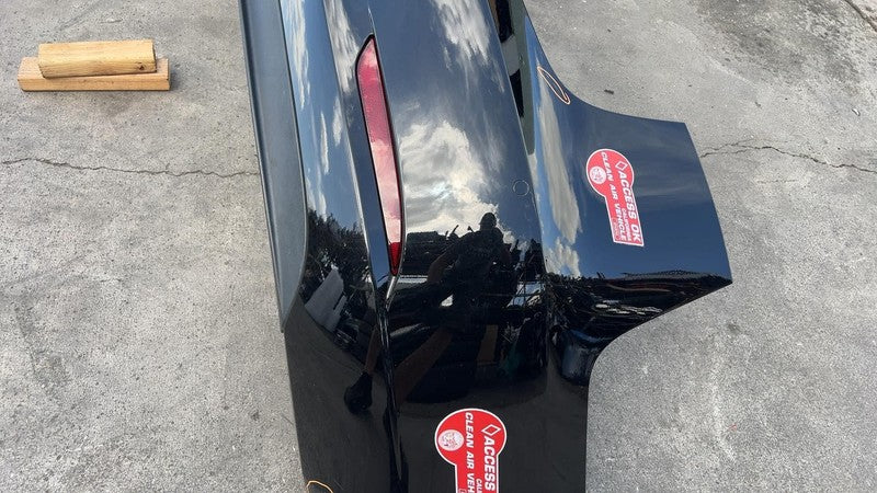 ⭕ 2017-2022 Tesla Model 3 Rear Bumper Cover w/ Park Sensor & Harness Black PBSB