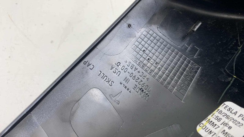 109229000D ⭕ 2017-2025 Tesla Model 3 Exterior Door Mirror Skull Cap Cover Left 1092290-00-D