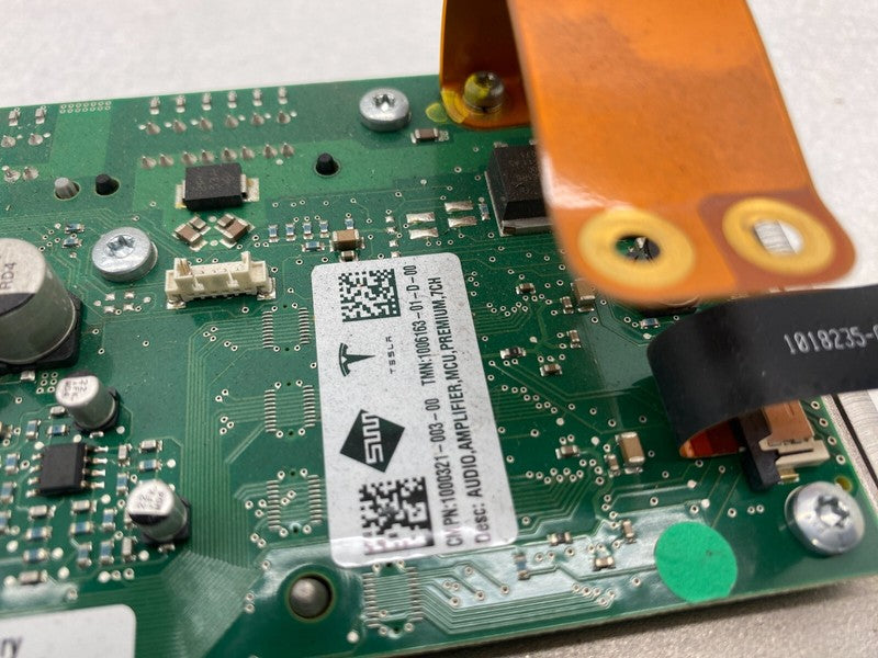 100616301D ⭕ 12-20 Tesla Model S MS Premium MCU Audio Amplifier Board Assembly 1006163-01-D