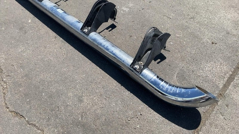 ⭕ 14-19 Silverado 1500 Crew PAIR Left & Right Running Board Nerf Bar Step Chrome