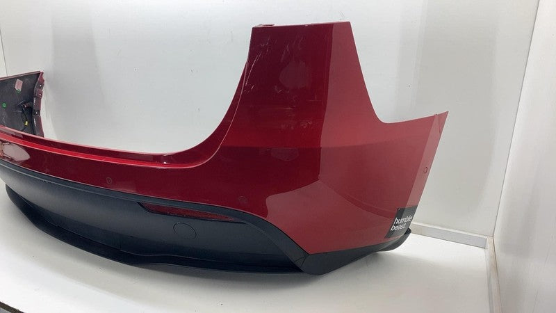 149400600B ⭕ 2020-2022 Tesla Model Y Rear Bumper Cover w/ Park Sensor Red PPMR 1494006-00-B