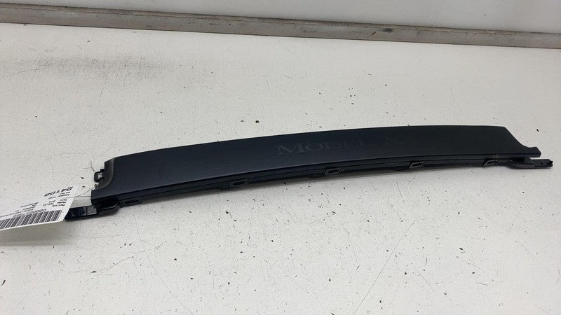 106251700 ⭕ 2016-2020 Tesla Model X Rear Driver Falcon Door Top Trim Panel Left 1062517-00