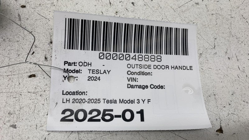 1528114 00 D 2020-2024 Tesla Model 3 Y Front Driver Side Exterior Outside Door Handle Left LH
