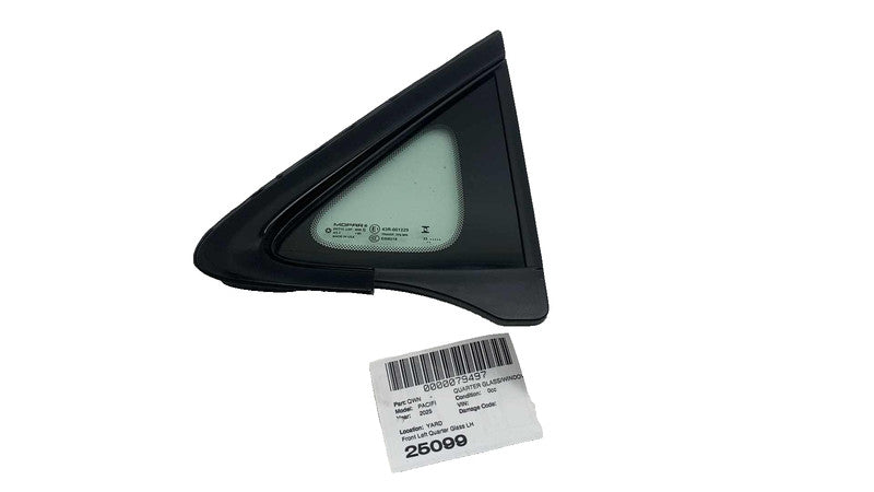 ⭕ 18-25 Chrysler Pacifica Front Left Corner Door Window Quarter Glass 68370635AA