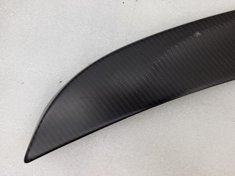 ⭕ 12-15 Tesla Model S Trunk Liftgate Lid Spoiler Wing Carbon Fiber 102