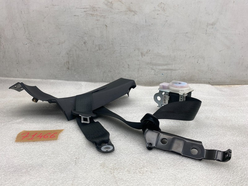 102313600C ⭕ 12-15 Model S Rear Right Seat Belt Retractor w/ Mid C-Pillar Trim 1023136-00-C