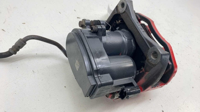 ⭕ 16-20 Model X Rear Passenger Caliper Red w/ Brake Hose Line Right 10