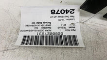 ⭕ 2012-2020 Tesla Model S MS Rear Driver Side Door Window Glass Left 43R-001074