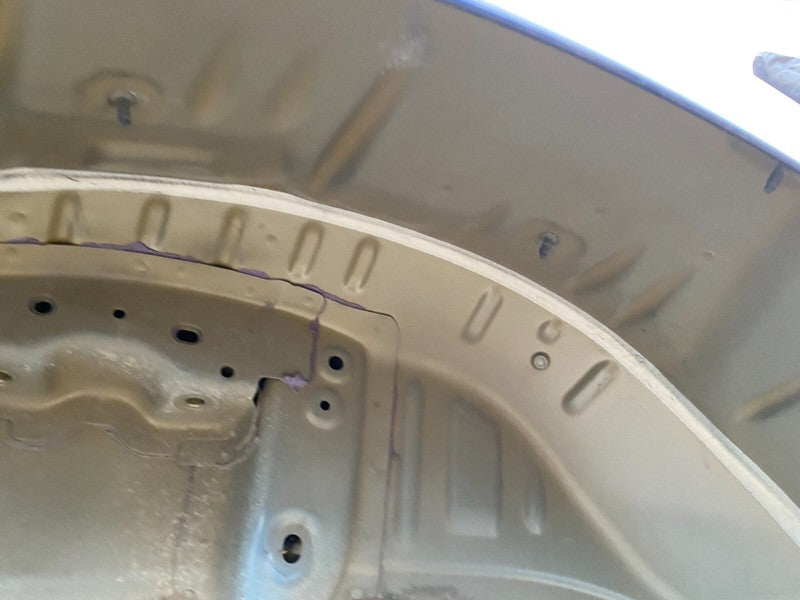 ⭕2017-2020 Tesla Model 3 Rear Right Quarter Panel Structural Frame Cut