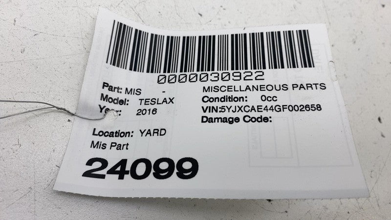 ⭕ 16-20 Tesla Model X Rear Right Trunk Liftgate Floor Tie Down Hook 10