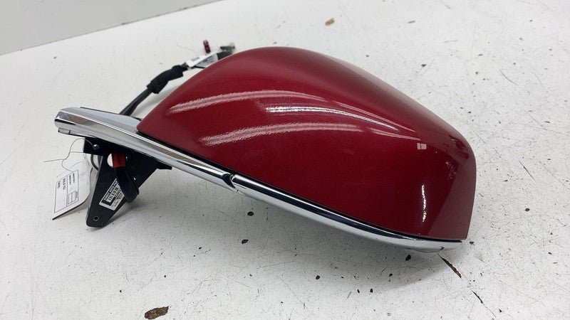 ⭕ 16-20 Tesla Model X Left Exterior Rear View Door Mirror Red PPMR 103
