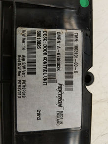 ⭕ 12-20 Tesla Model S Front Left or Right Door Control Module Unit 1003101-00-C