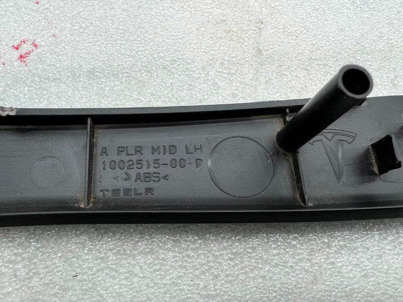 1002515 00 D ⭕ 12-21 Model S MS Driver Side Middle A Pillar Sill Trim Cover Left 1002515-00-D