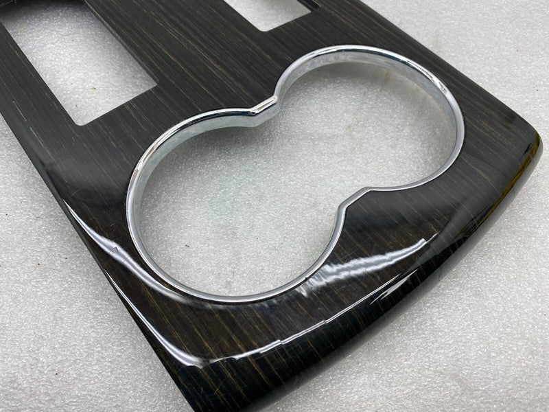 1024237 05 A ⭕ 2012-2020 Model S Center Console Cup Holder Trim Cover Wood Grain 1024237-05-A