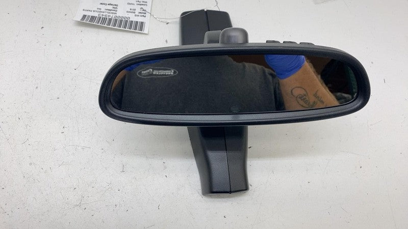 E11 026661 ⭕2014-2021 BMW i3 Front Windshield Interior Headliner Rear View Mirror Black OEM