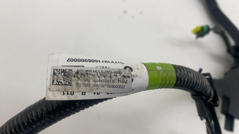 100443091R ⭕16-20 Tesla Model S MS Rear Subframe Coil Wiring Harness Cable Wire 104430-91-R