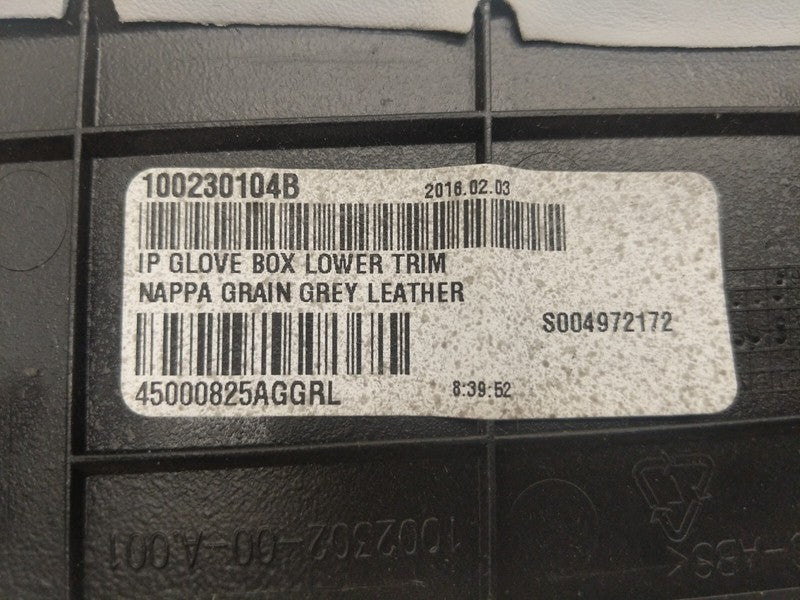 1002301 04 B 12-20 Model S Instrument Panel IP Lower Glove Box Compartment Cover 1002301-04-B
