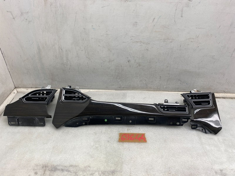 ⭕ 12-15 Tesla Model S SET Dash A/C Air Vent Dashboard Trim Cover Obech