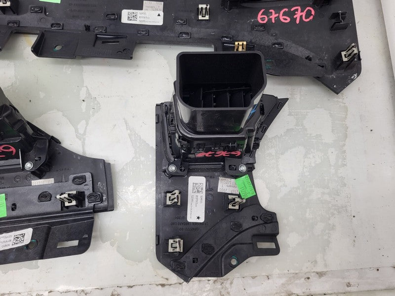 ⭕16-20 Model X SET of Dash A/C Air Vent Outlet Dashboard Trim Panel 10