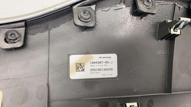 ⭕ 12-15 Tesla Model S MS Dashboard Instrument Panel Dash Trim Cover 10