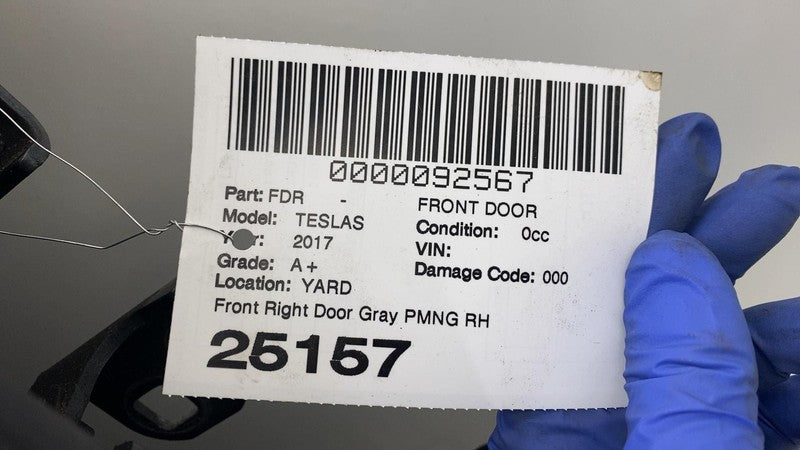 ⭕ 2016-2020 Tesla Model S Front Passenger Side Door Shell Panel Right 