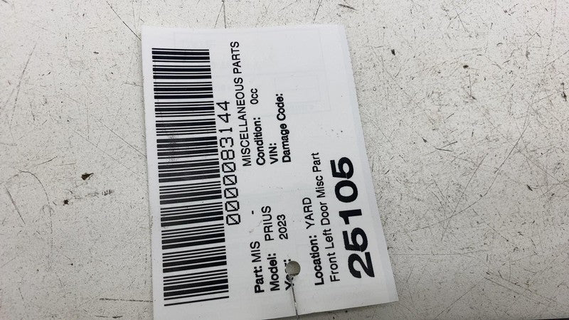 ⭕ 2023-2024 Toyota Prius Front Left Window Door Weatherstrip Seal Belt