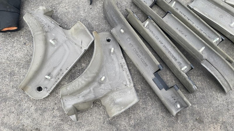 ⭕ 2011-2018 Jeep Wrangler SET of Roll Bar Padding Covers & Moldings OE