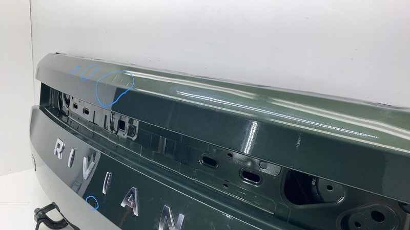⭕ 22-24 Rivian R1T Rear Truck Bed Door Tailgate Shell Assy Forest Gree
