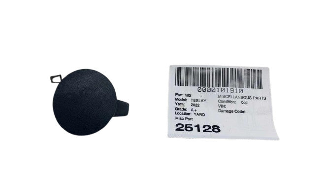 ⭕ 2020-2024 Tesla Model Y Rear Fascia Bumper Tow Hook Eye Cover Cap 1494426-00-A