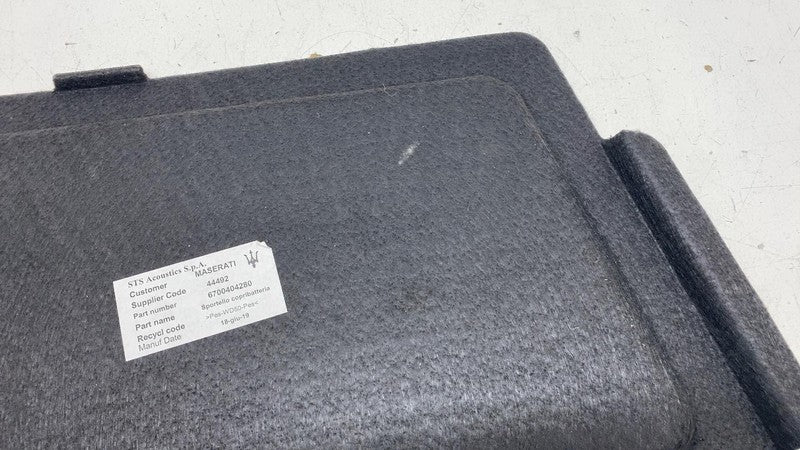⭕ 2014-2020 Maserati Ghibli Rear Trunk Battery Floor Mat Carpet Trim 6