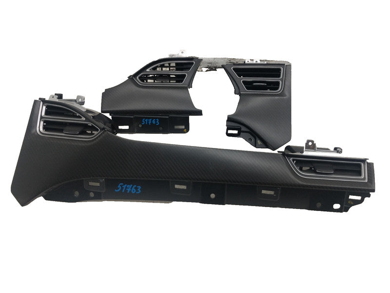 ⭕2012-2020 Tesla Model S MS SET of Dash A/C Air Vent Dashboard Trim Co