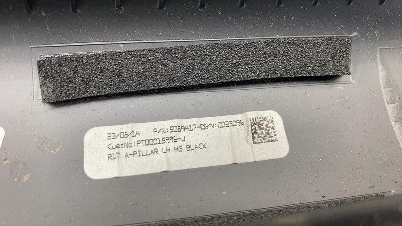 PT00015996 J 2022-2024 Rivian R1S R1T Front Driver Side Exterior A-pillar Trim Panel Left LH