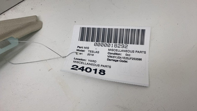 1007458 07 C ⭕12-20 Tesla Model S Passenger Side C-Pillar Trim Cover Upper Right 1007458-07-C