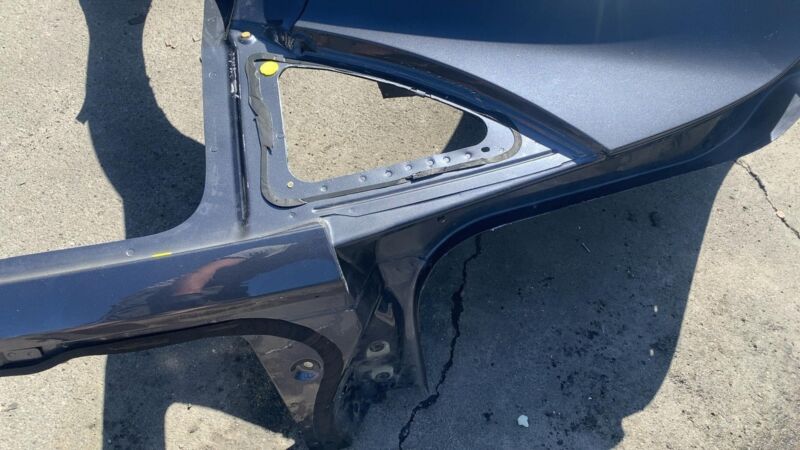 ⭕ 2020-2023 Tesla Model Y Rear Right Quarter Panel Structural Cutout Gray PMNG
