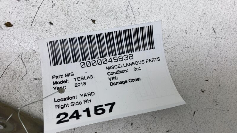 2017-2023 Tesla Model 3 Front Passenger Crush Can Reinforcement Rail Bar Right