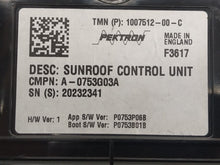 ⭕ 16-20 Model S MS Sunroof Controller Moon Roof Control Module Unit 1007512-00-C