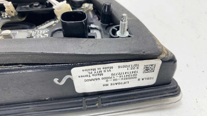 ⭕ 2012-2022 Tesla Model S Rear Right Taillight LED Inner Tail Lamp 600