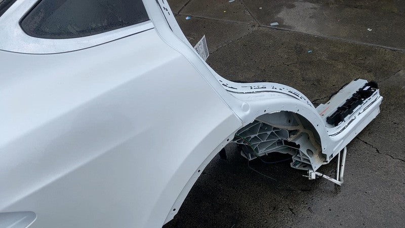 2016-2020 Tesla Model X Rear Passenger Quarter Panel Cutout Right RH White PPSW