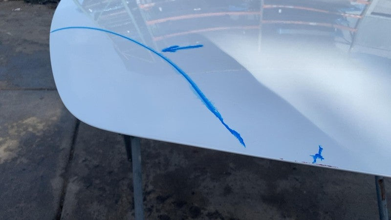 2020-2024 Tesla Model Y Front Bonnet Hood Shell Panel Assembly OEM White - PPSW