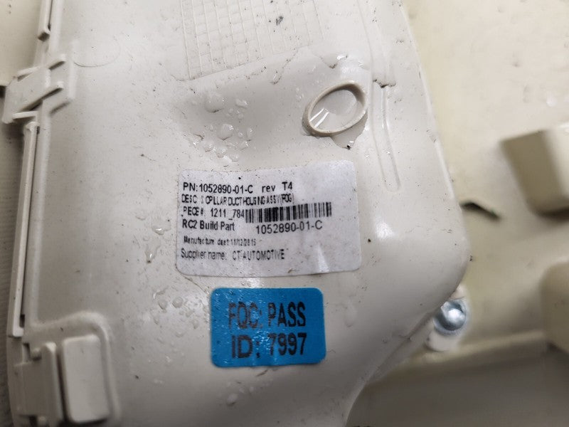 1035960 01 D ⭕ 16-20 Model X Rear Passenger 3rd Row C-Pillar Upper Trim Right RH 1035960-01-D