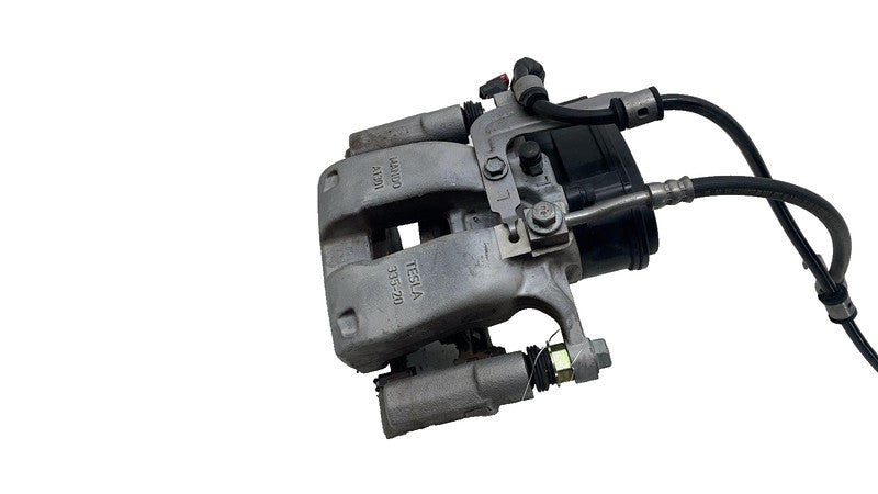 104462300H ⭕ 2017-2025 Tesla Model 3 Rear Left Caliper w/ Brake Line Hose BASE 1044623-00-H
