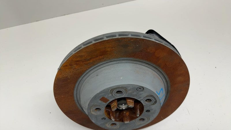 9Y0907616 ⭕2024 Porsche Cayenne Rear Left Spindle Knuckle w/ Rotor & Actuator (PARTS ONLY)