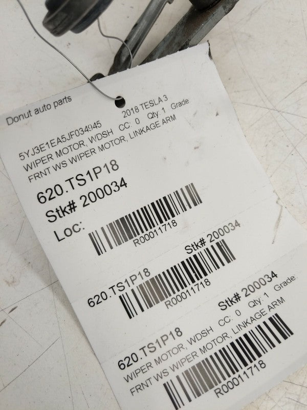 1076725-00-D ⭕ 2017-2023 Model 3 Front Windshield Wiper Motor Linkage Module OEM 1076725-00-D