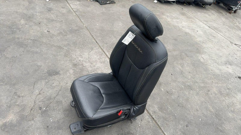 ⭕ 11-17 Jeep Wrangler Front Passenger 1st Row Bucket Seat Black Leather Right RH
