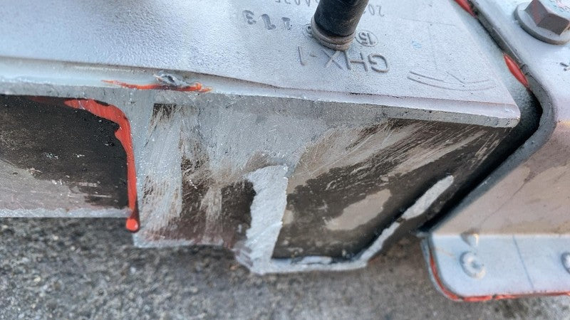 2016-2020 Tesla Model X Front Driver Side Frame Horn Rail Cut Tower St