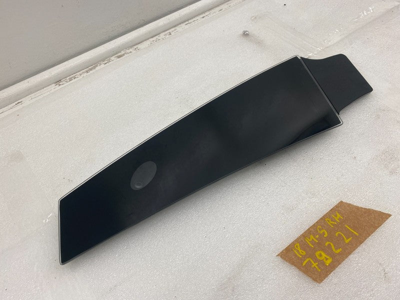 1083900 00 C ⭕ 16-20 Tesla Model S Passenger Side B-Pillar Glass Applique Right 1083900-00-C