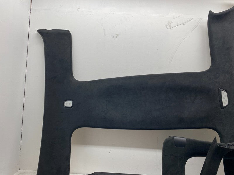 105154704C ⭕ 2016-2020 Tesla Model X SET of Ceiling Headliner Sun Visor Upper A + B Pillar